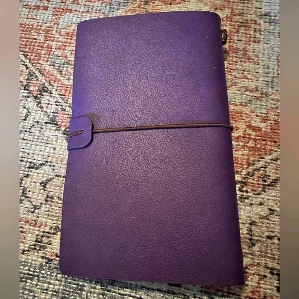 🆕 Graduation Gifts Leather Journal PURPLE